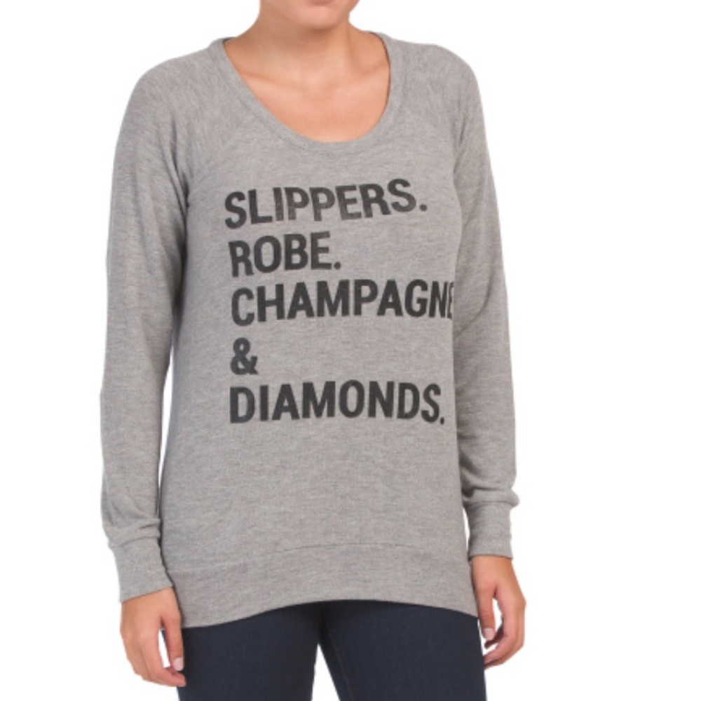 Chaser List Long Sleeve Knit Top